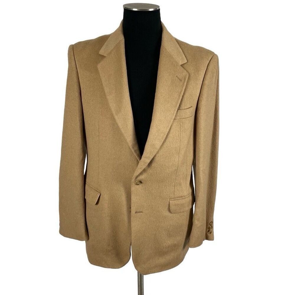 J.G. Hook Vintage Camel Hair‎ Sports Coat - Men’s 40 Large